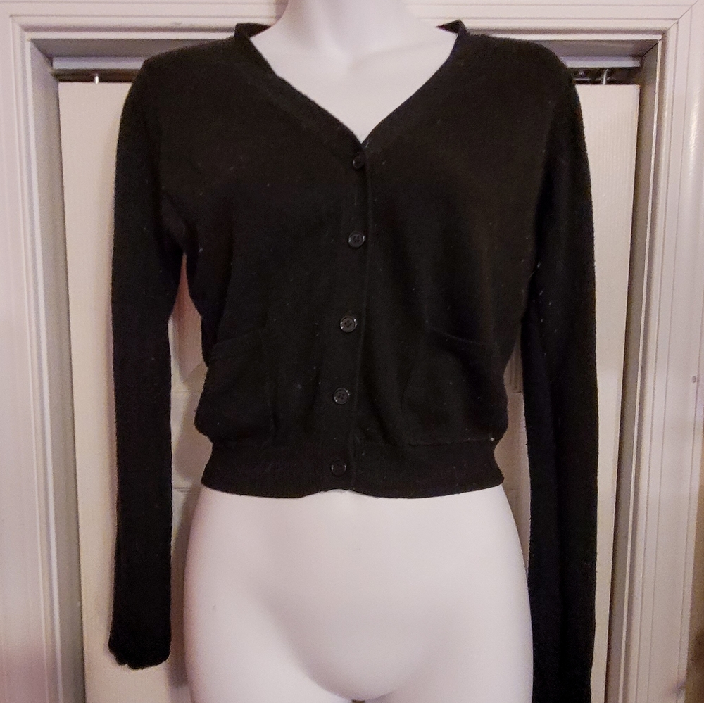 Long sleeve cardigan sweater